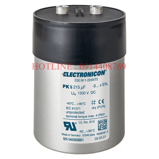 PK16 ELECTRONICON | Tụ điện DC công suất cao