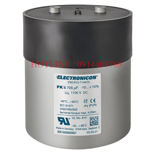 PK16 ELECTRONICON | Tụ điện DC công suất cao