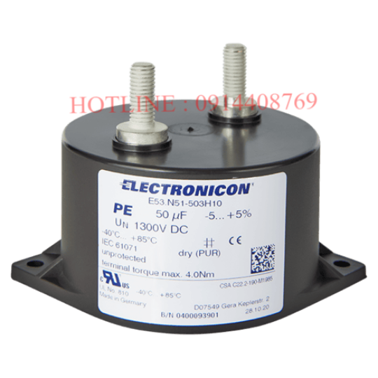 ELECTRONICON E61 / E53-H | Tụ Điện DC Công Suất Cao